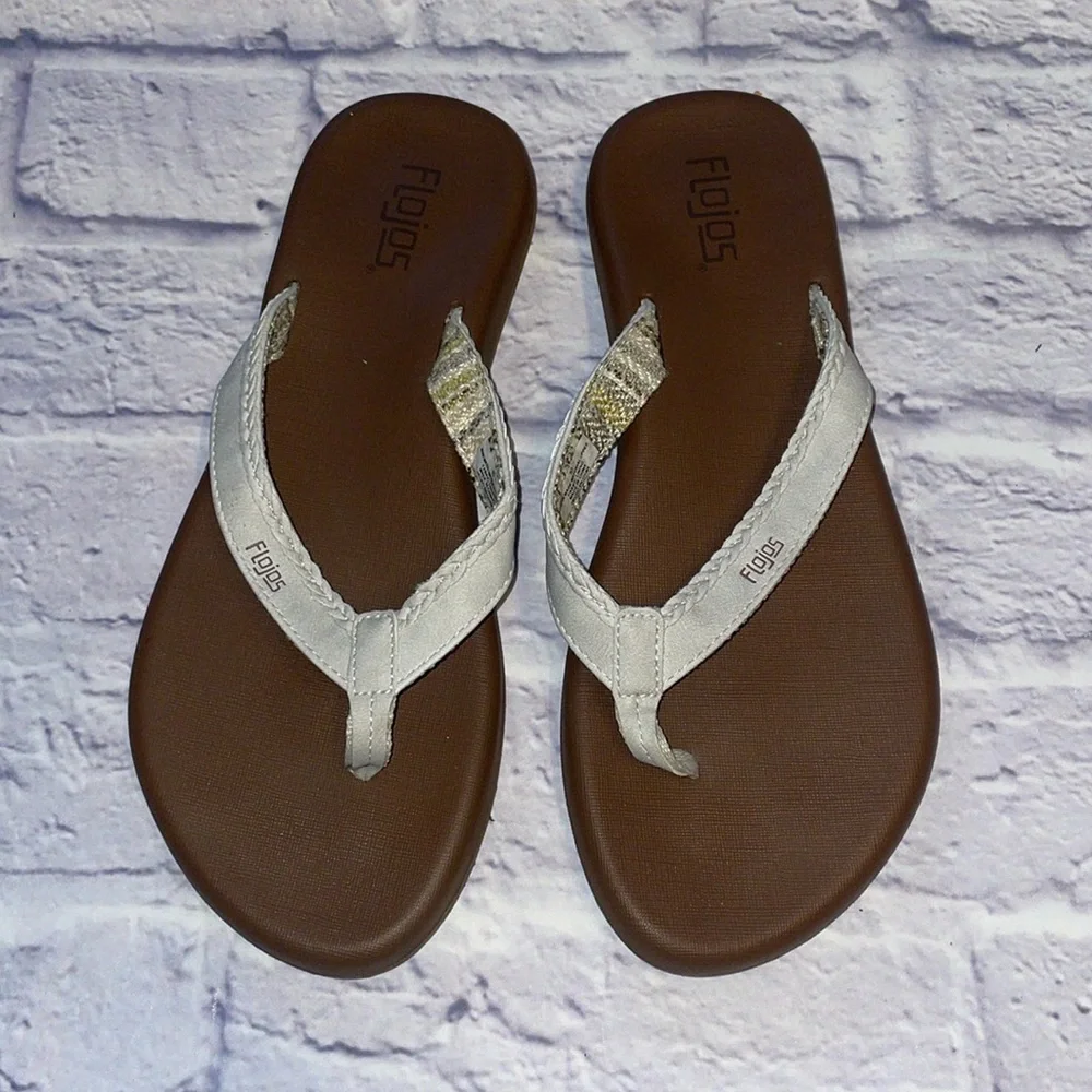 FLOJOS Flip Flops - Size 10